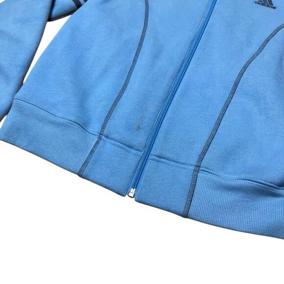 Y2K Adidas Women’s Track Jacket Baby Blue Medium - Picture 4 of 6